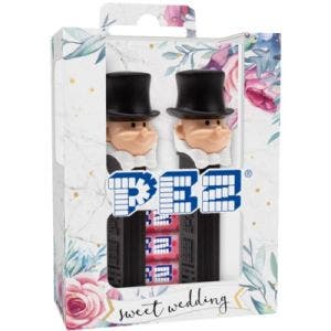 pez candy just married gift set - groom and groom