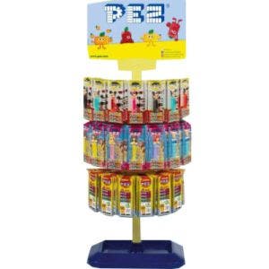 pez display semi circular rack