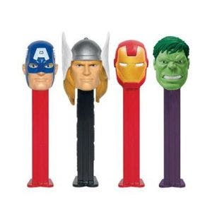 pez poly pack marvel assort. 16g 0.58oz