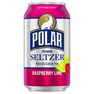 polar raspberry lime seltzer