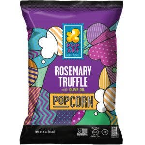 pop art snacks rosemary truffle popcorn