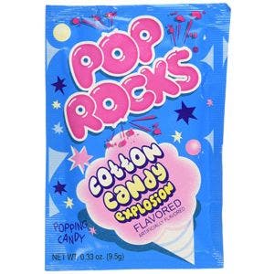 POP ROCKS BONBONS PÉTILLANTS À LA BARBE À PAPA