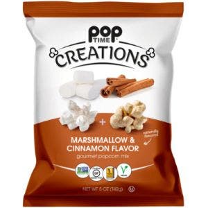 poptime marshmallow & cinnamon popcorn large