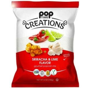 poptime sriracha & lime popcorn large