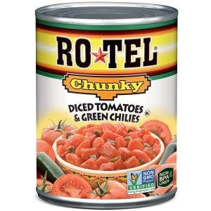 ROTEL CHUNKY TOMATES CONCASSÉES AU PIMENT VERT