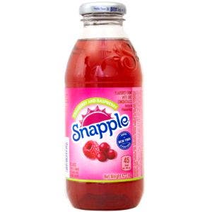 SNAPPLE JUS DE FRUITS CANNEBERGE FRAMBOISE
