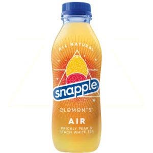 snapple elements air prickly pear & peach white tea