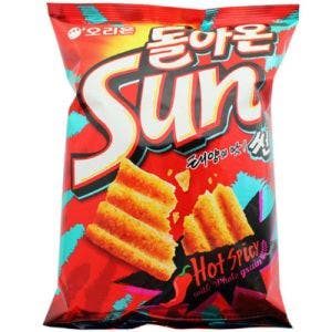 sun chip hot and spicy 80g 2.8oz