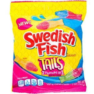 SWEDISH FISH TAILS BONBONS 2 SAVEURS EN 1