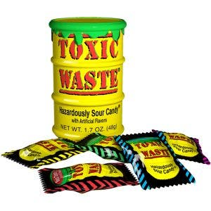 toxic waste candy sour