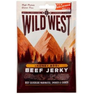 wild west beef jerky honey bbq medium