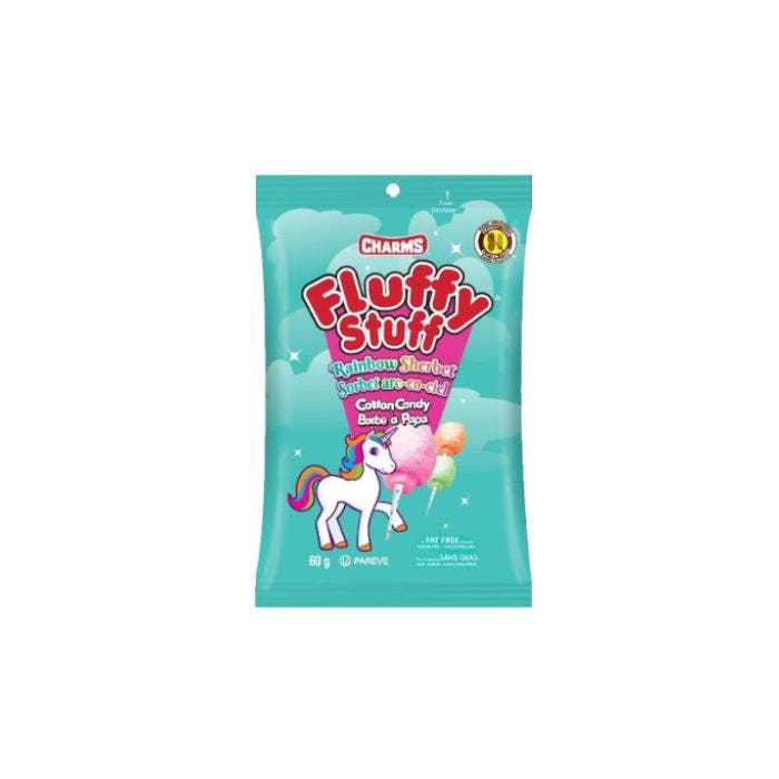 Acheter Charms Fluffy Stuff Licorne Barbe A Papa Gout Sorbets ( 60g / 2.1oz  )