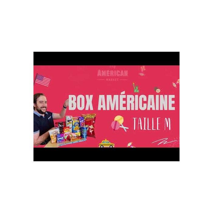 BOX DÉCOUVERTE USA XXL  Boite de Bonbons et Chocolat