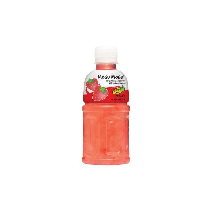 Mogu Mogu Strawberry And Nata De Coco Drink